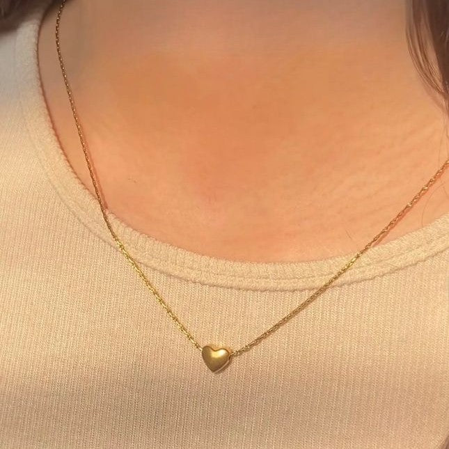 18K Gold Plated Niche Love Necklace for Women