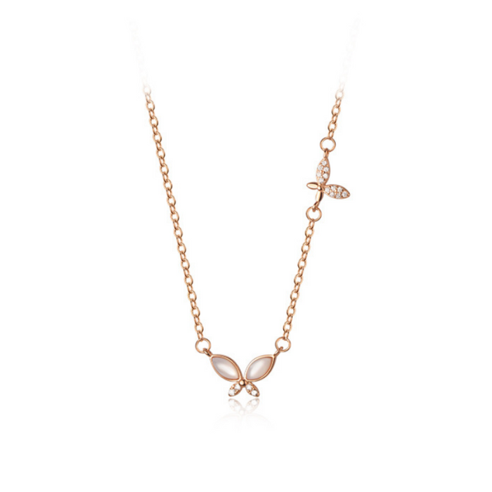 925 Silver Butterfly Chic pendent Necklace