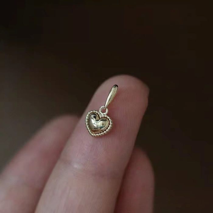 925 Sterling Silver 'Eternal Love' Heart Pendant Necklace