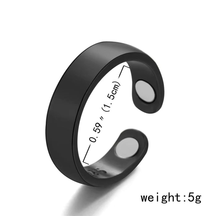 Pack of Hollow Resin Circle Long Geometric Resin Beads Pendant Necklace for Women & Magnetic Ring