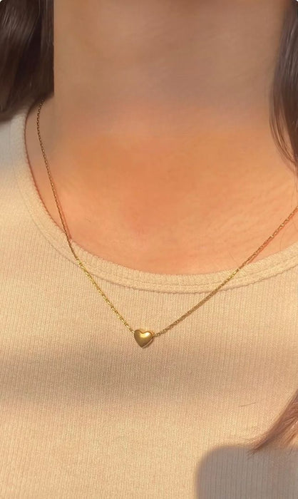 18K Gold Plated Niche Love Necklace for Women