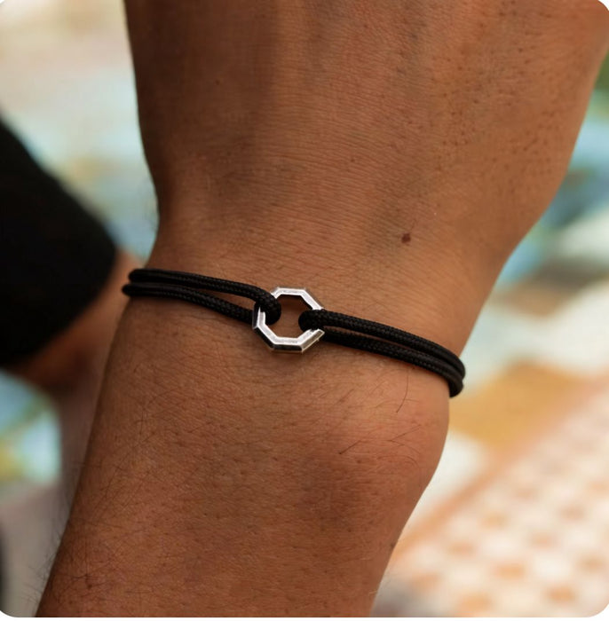 Pack of Trendy Rope & Classy Beads Bracelet for Men (Pack of 2)