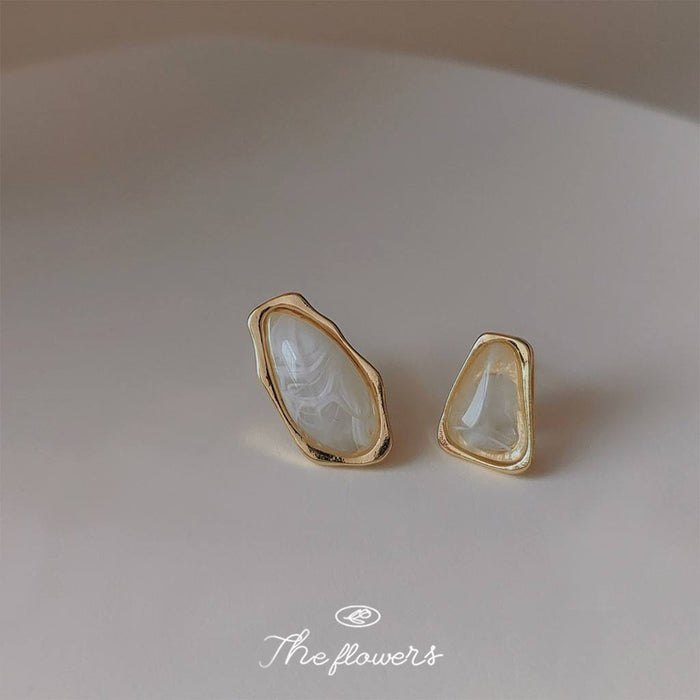 Pack of Trendy Vintage Transparent Resin Acrylic Metal Earrings & Trendy Blue Crystal Earrings for Women