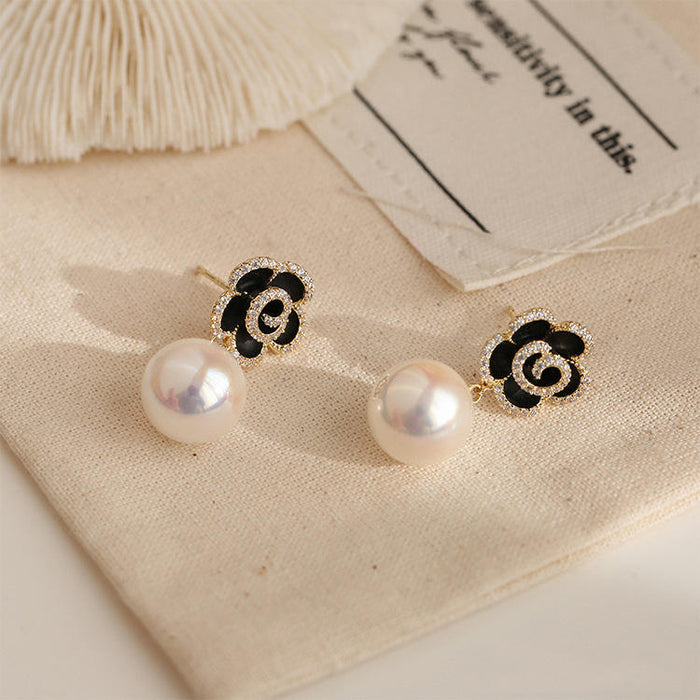 Pack of Pearl Necklace for Women & Floral Pearl Drop Earrings