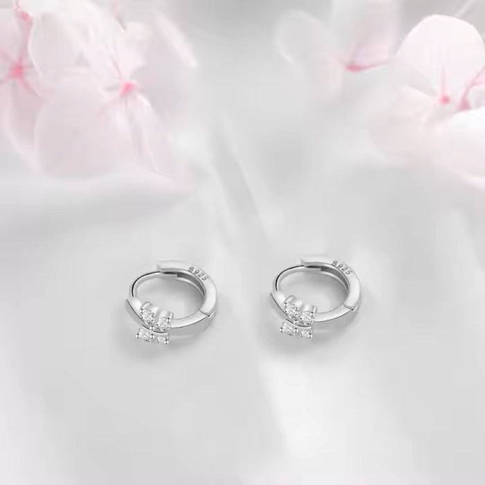 Floral Silver Plated Earrings for Women